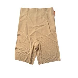 Shapermint NEW Everyday Empower High Waisted Shaper Shorts Size XL Tan Neutral